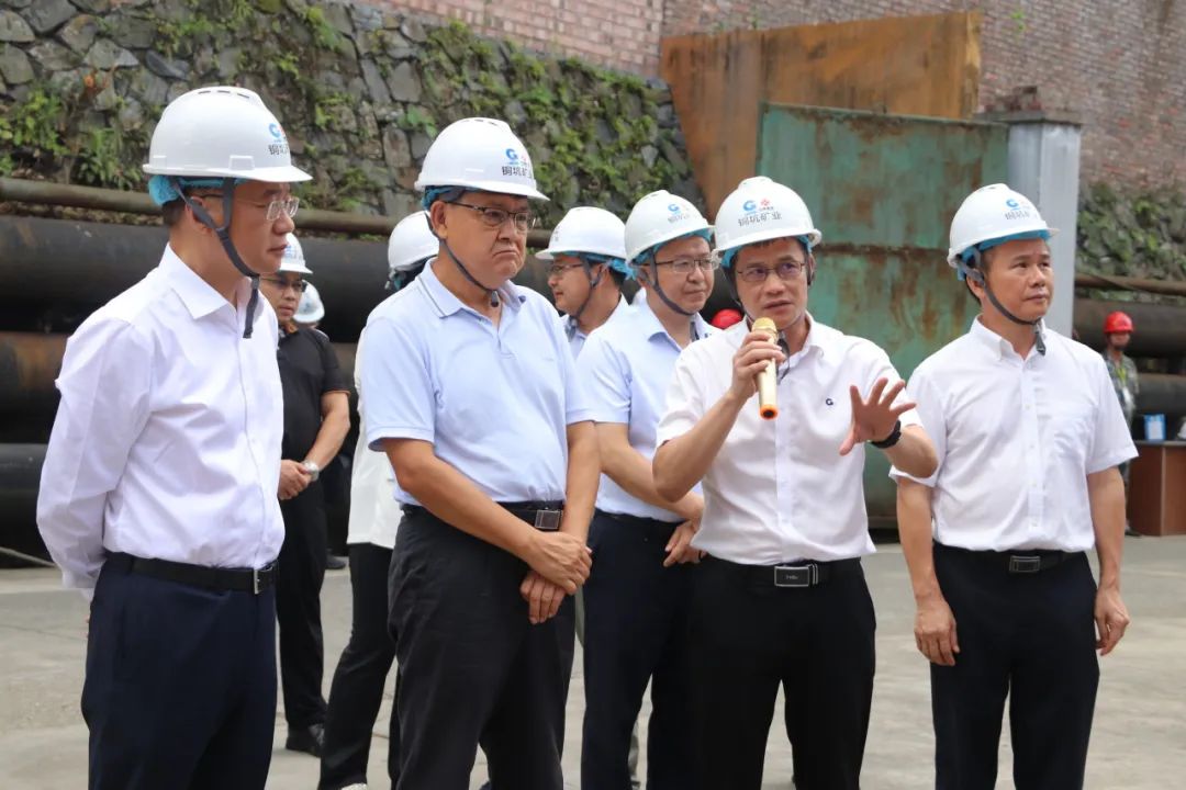 中国工程院党组书记、院长李晓红到华锡有色调研